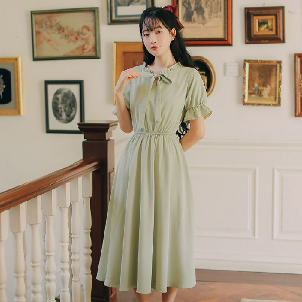 楽天市場】ワンピース レディース 春 通販 半袖 フレアワンピース