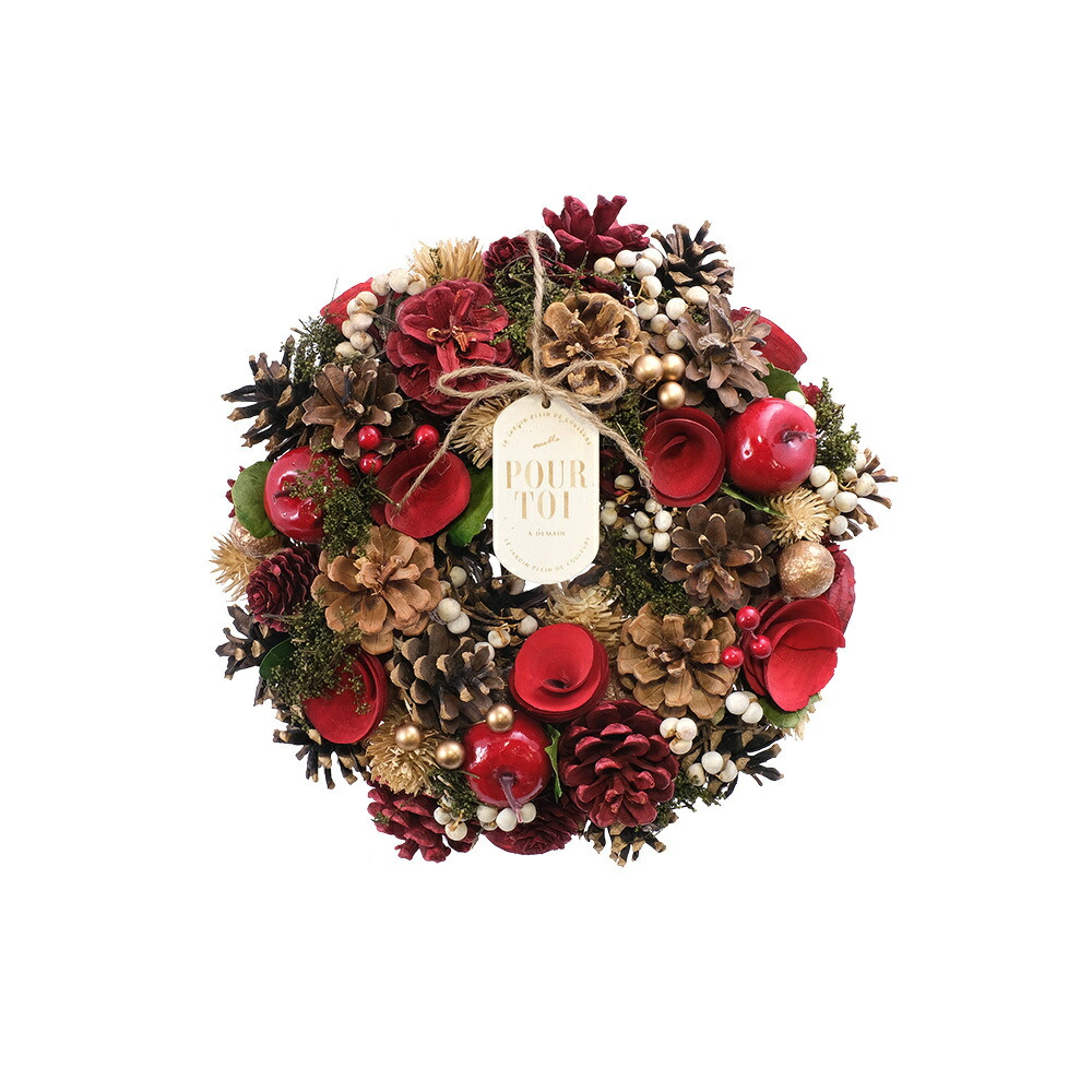 楽天市場】ナチュラルリース M 通販 リース 造花 お花 フラワー