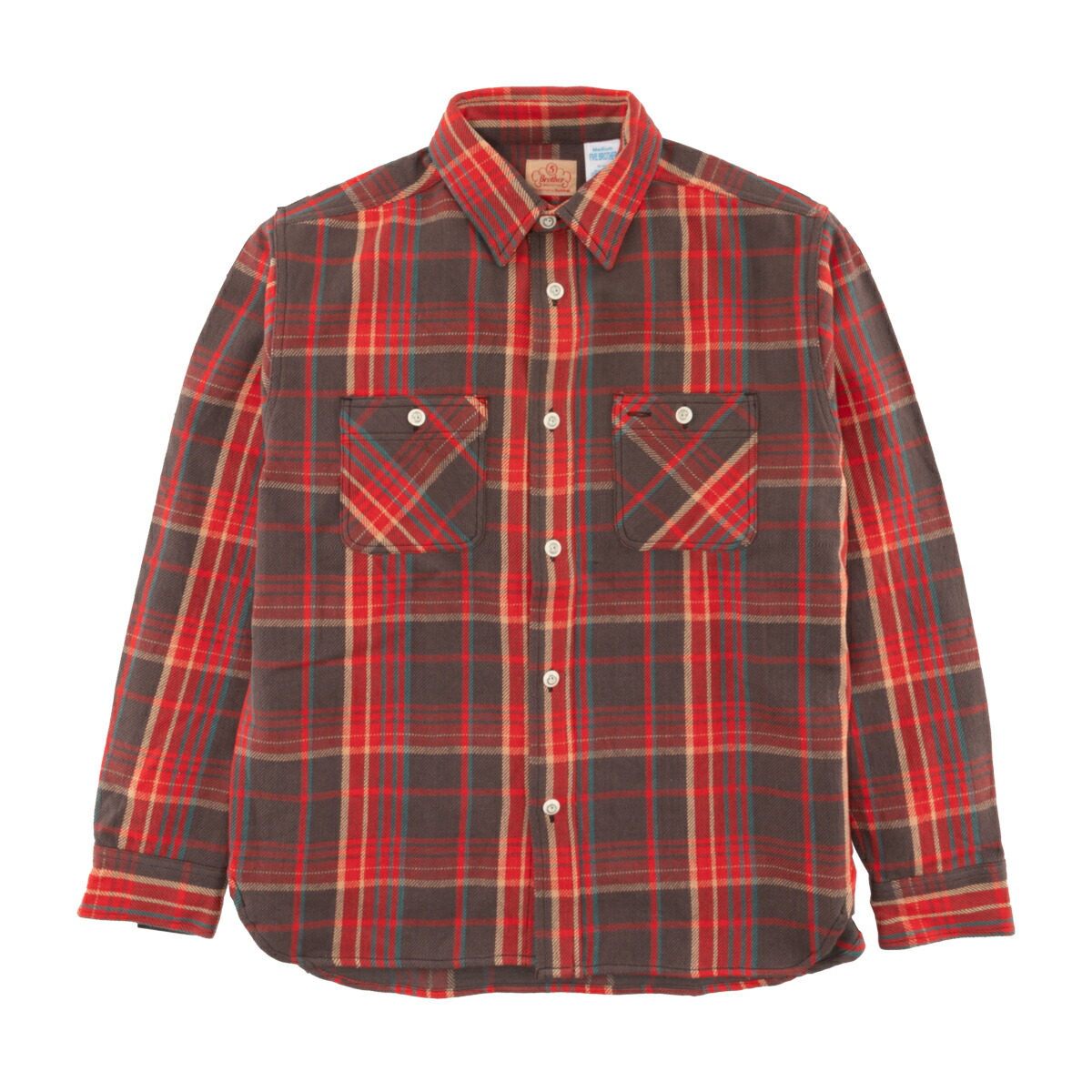 楽天市場】ファイブブラザー ネルシャツ タグの通販