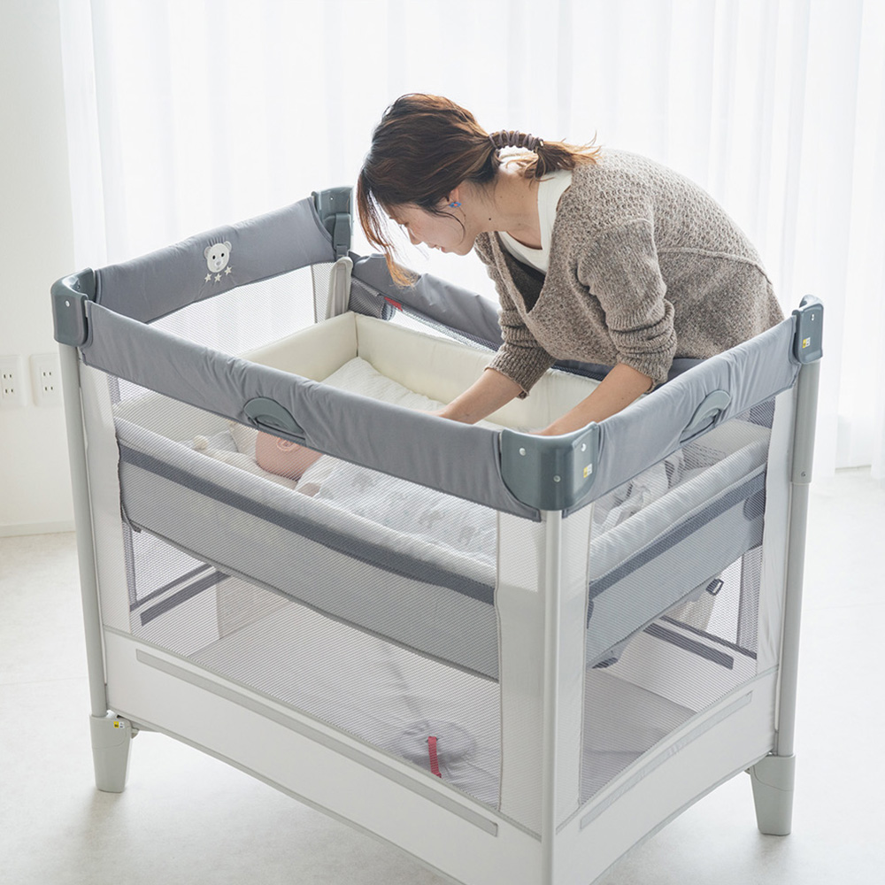 Aprica 】アップリカ ココネル エアープラスAB【 ベビーベッド