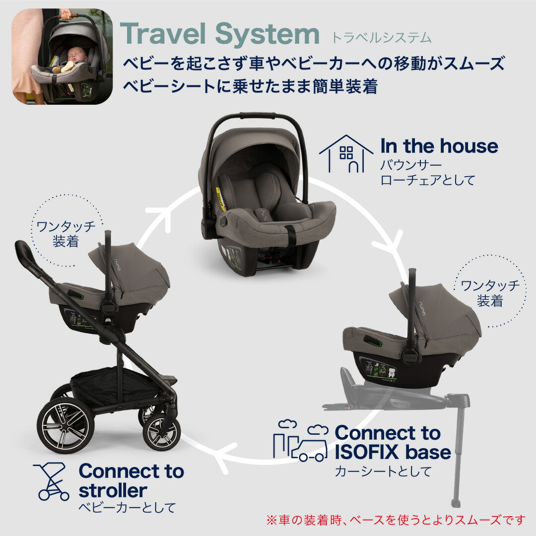 楽天市場】＼レビュー特典付／nuna ヌナ ベビーシート ピパネクストN