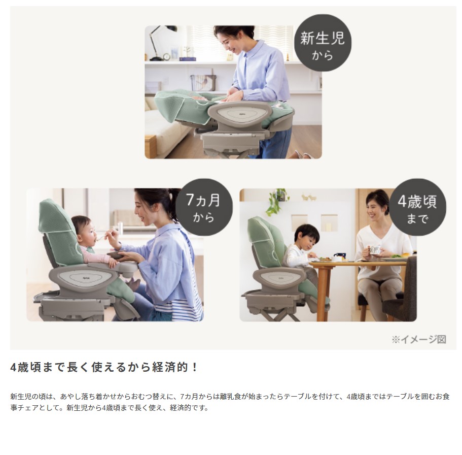 楽天市場】アップリカ ハイローベッド チェア ユラリズム オート