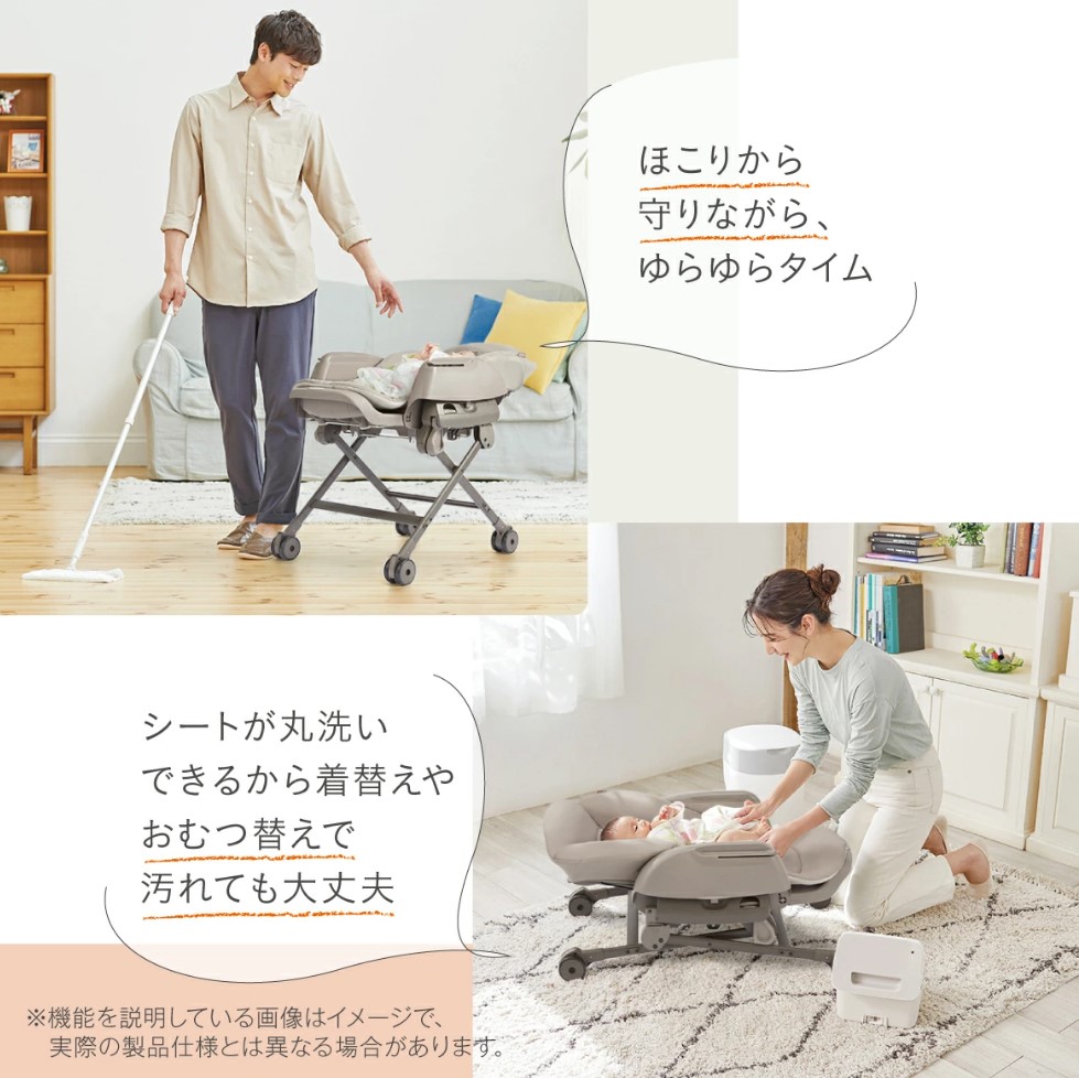 楽天市場】コンビ ネムリラ Auto DR【19879】グレー(GL) 出産準備 出産