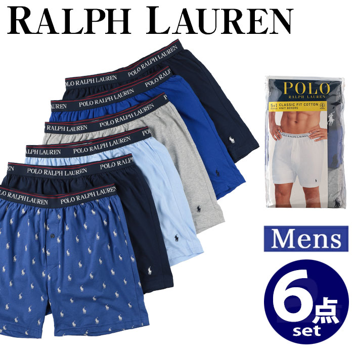 楽天市場】ポロラルフローレン POLO RALPH LAUREN ボクサーパンツ 6枚
