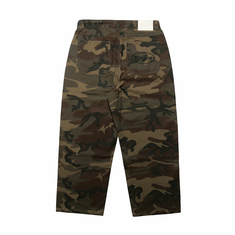 楽天市場】モーレー MONTLEY パンツ ボトムス バギーシルエット カモ柄