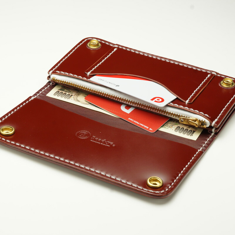 楽天市場】トラッカーズウォレット コードバン TYPE II バーガンディ