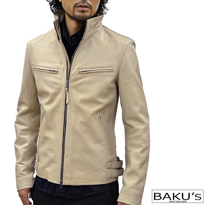 楽天市場】本革 レザージャケット ライダースジャケット 革ジャン