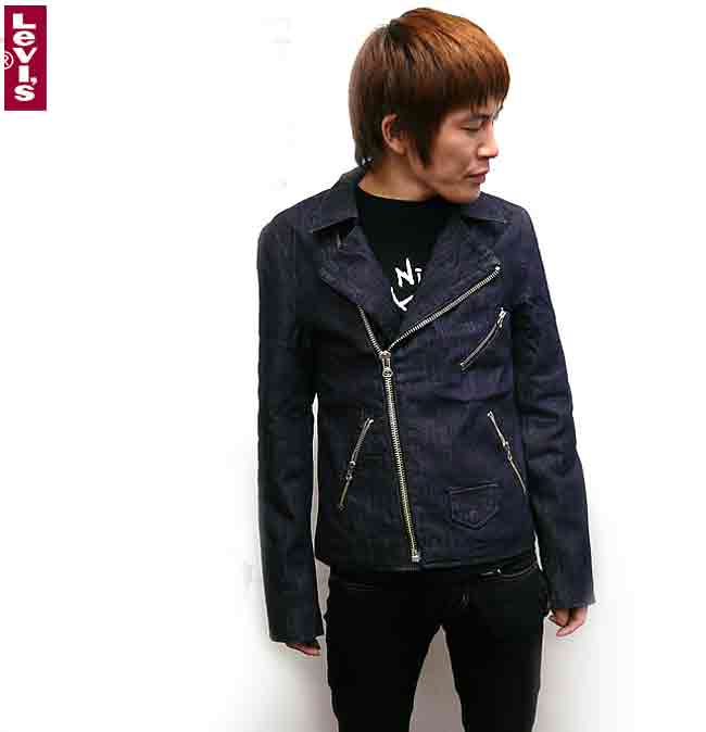 楽天市場】DAMIEN denim riders jacketデニムライダースジャケット