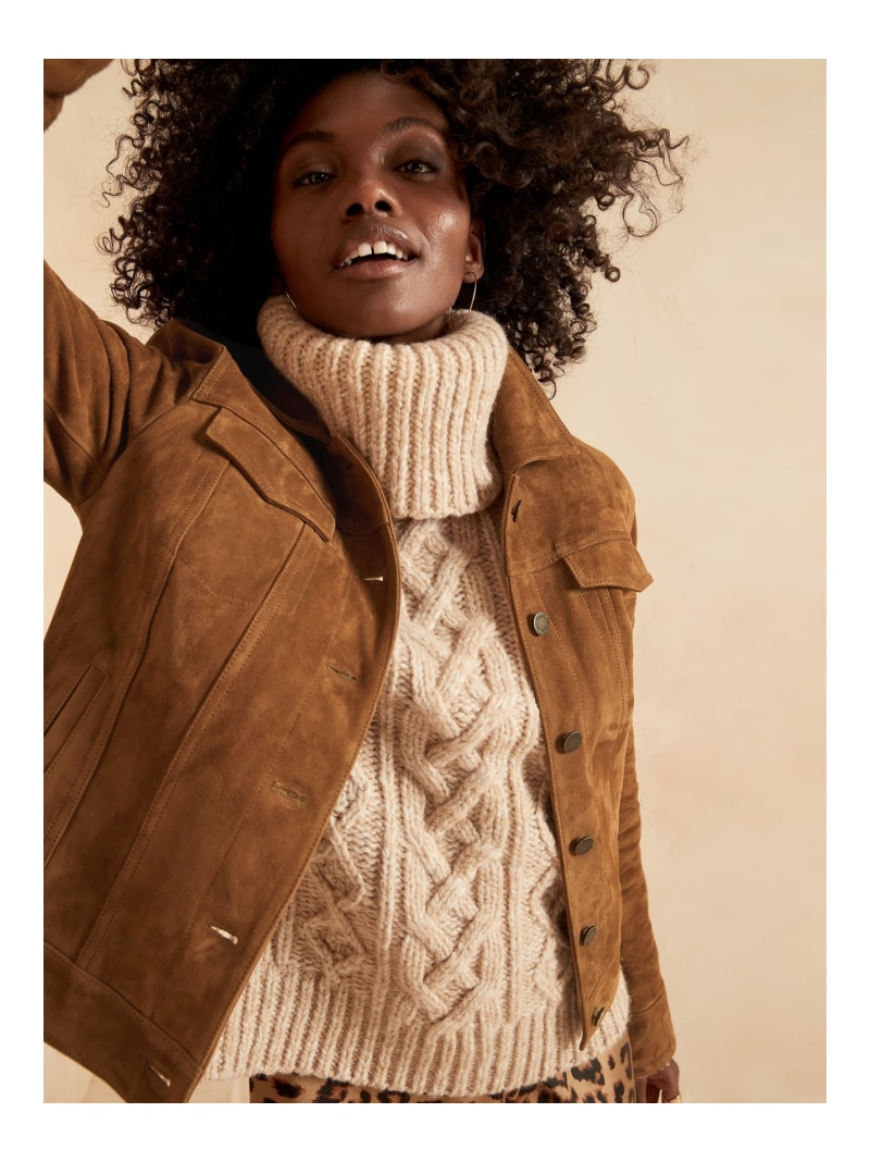 楽天市場】【SALE／60%OFF】(W)スエード タッカージャケット BANANA