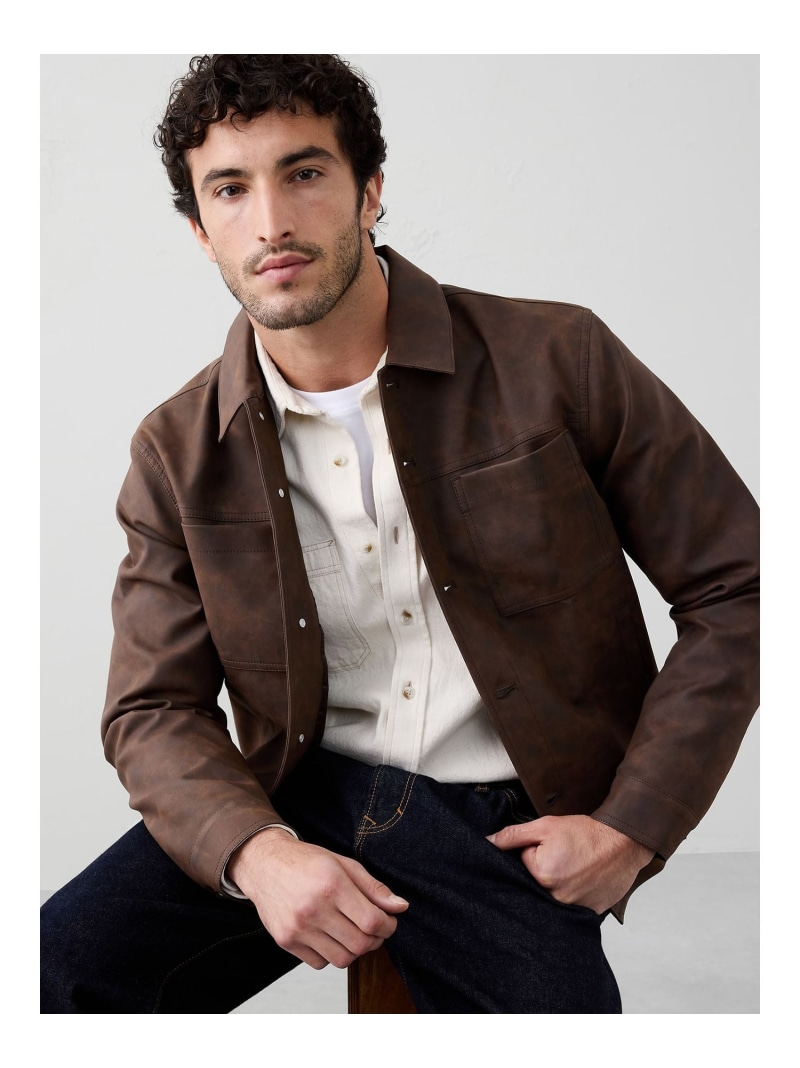 楽天市場】(M)BANANA REPUBLIC FACTORY STORE ヴィーガンレザー