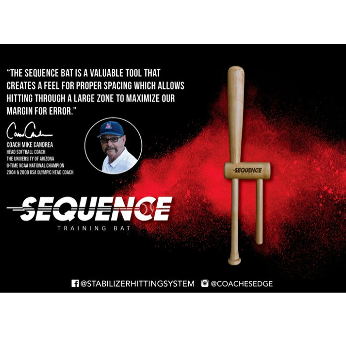楽天市場】あす楽 シークエンスバット SEQUENCE トレーニングバット