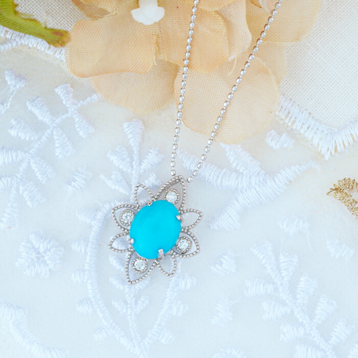 楽天市場】【新作】 【トルコ産】 K18 18金 天然 トルコ石 ターコイズ