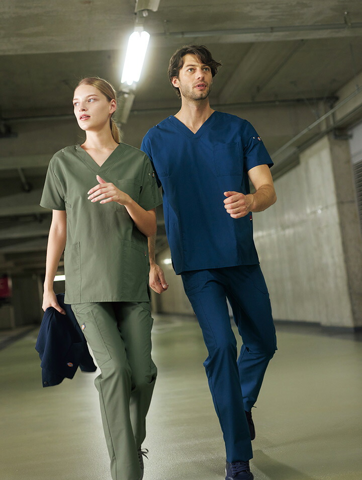 楽天市場】ディッキーズ スクラブ 男女兼用 7033SC ストレッチ 医療用