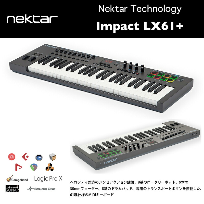 楽天市場】Impact LX61+ | Nektar Technology | ネクター