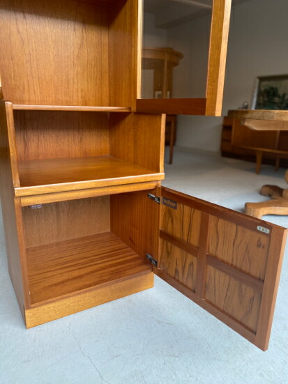 楽天市場】ネイサン Nathan コーナーキャビネット おしゃれ ガラス