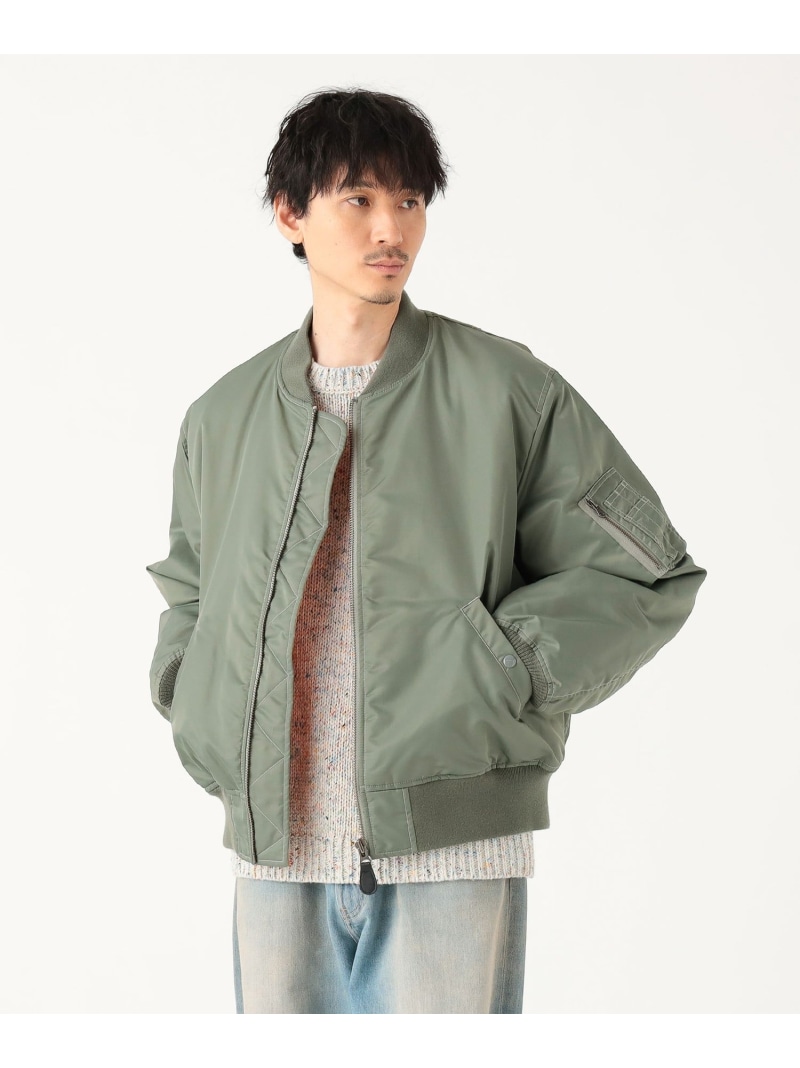 楽天市場】リラックスフィット THERMOLITE(R) MA-1 (撥水) BEAMS