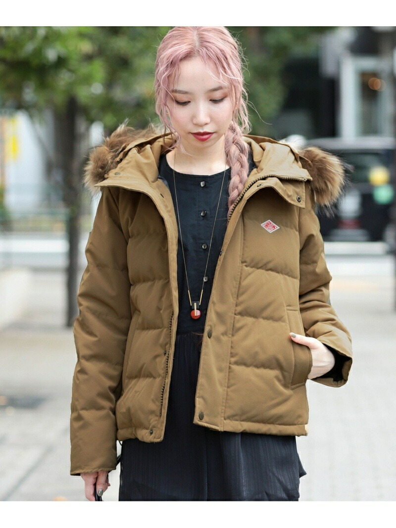 楽天市場】【SALE／20%OFF】DANTON / ファー付き ダウン ジャケット