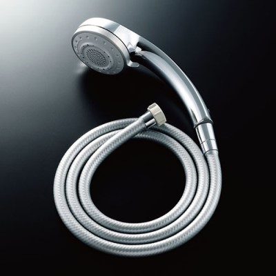 LIXIL INAX エコフル多機能シャワーめっき仕様 メタル調シルバーホース