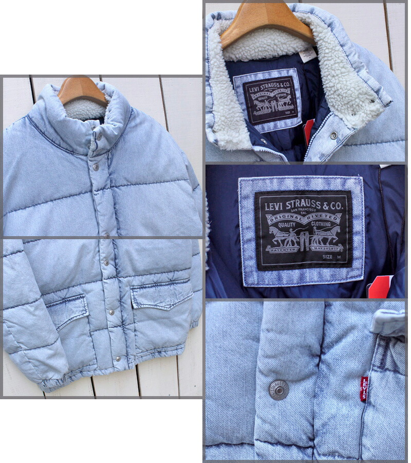楽天市場】Levi's Western Super Puffer Jacket denim RDS down relax