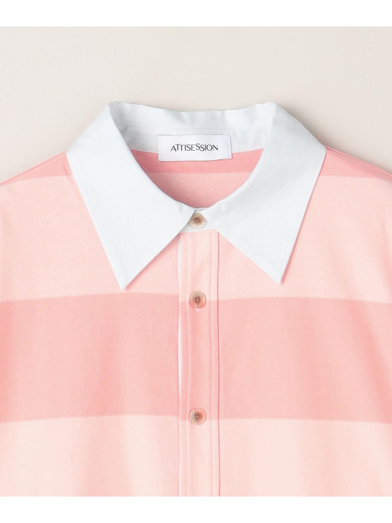 楽天市場】【SALE／40%OFF】＜ATTISESSION＞コットン ビッグ ラグビー