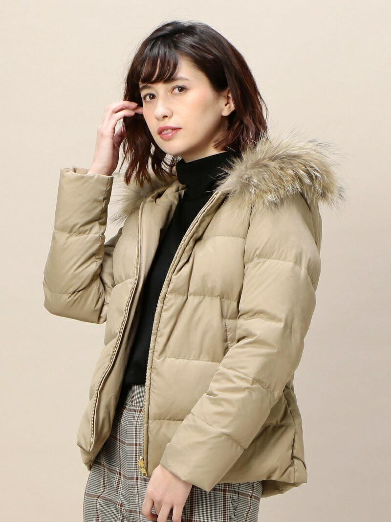 楽天市場】【SALE／40%OFF】BY リバーシブルファーフードショート