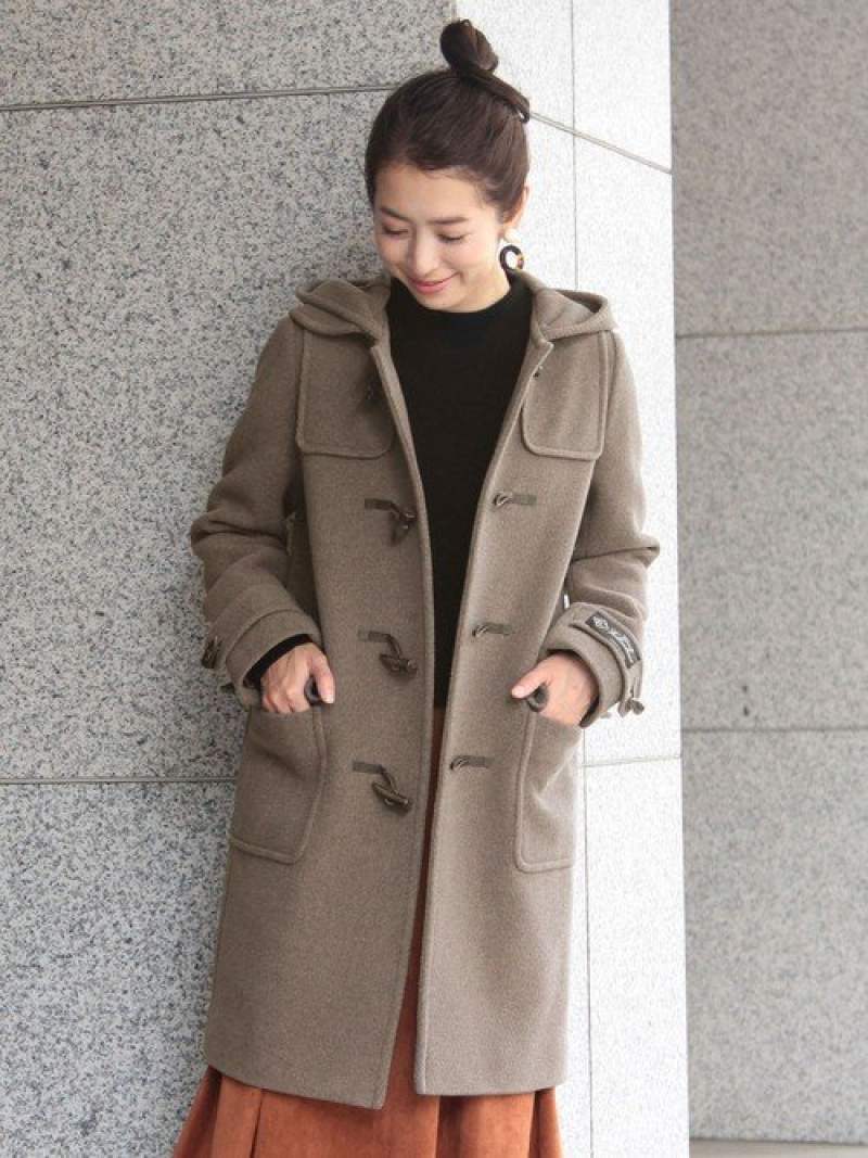 楽天市場】BY∴ パイルメルトンミドルダッフルコート/モカ