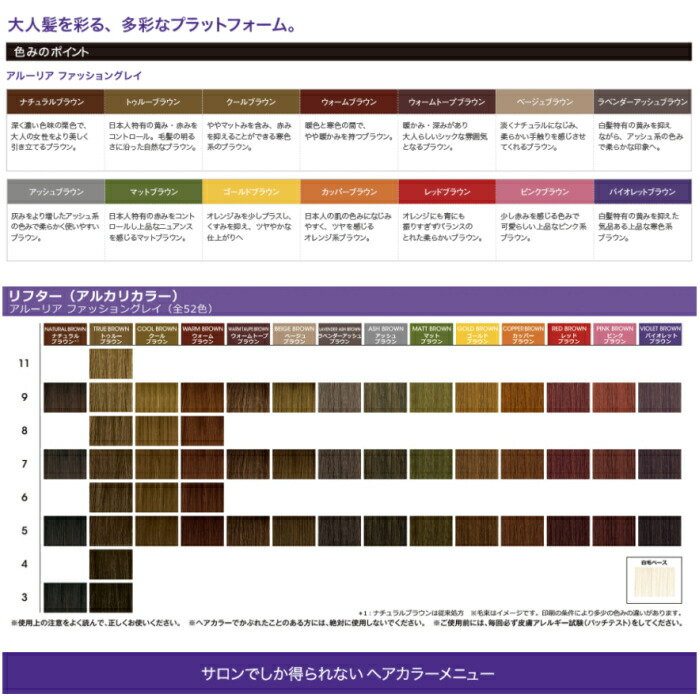 楽天市場】ロレアル アルーリア ファッショングレイ アッシュブラウン