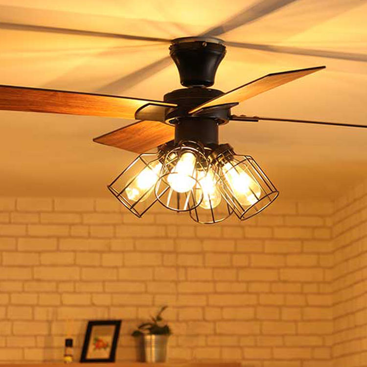 楽天市場】ジャヴァロエルフ シーリングファン フィラメントLED電球付