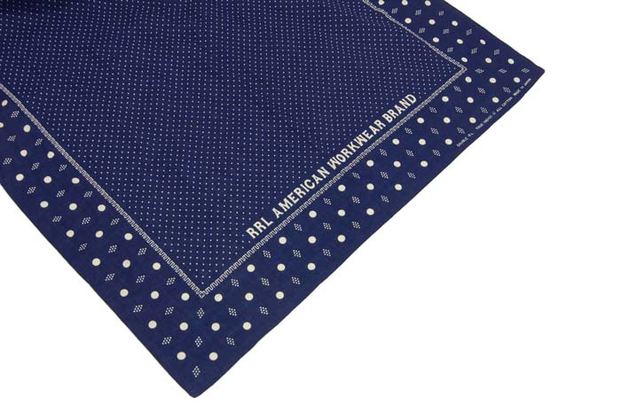 楽天市場】RRL ラルフローレン ダブルアールエル ドット バンダナ