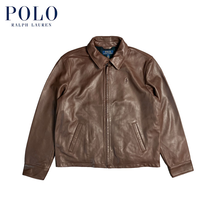 楽天市場】ralphlauren レザージャケット ブルゾンの通販