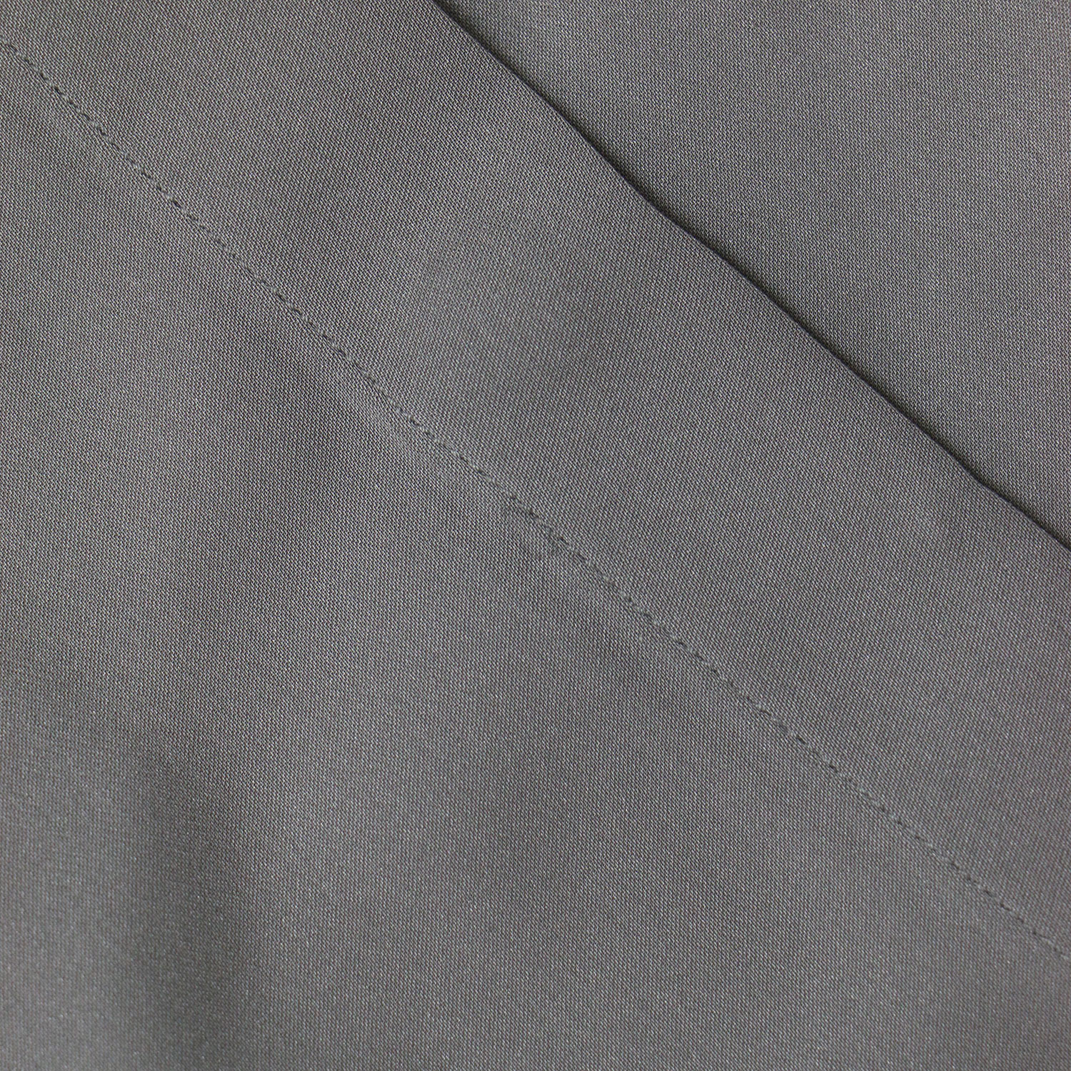 Theory Modern GGT Classic Fitted Shirt Gray Silk Size S Long