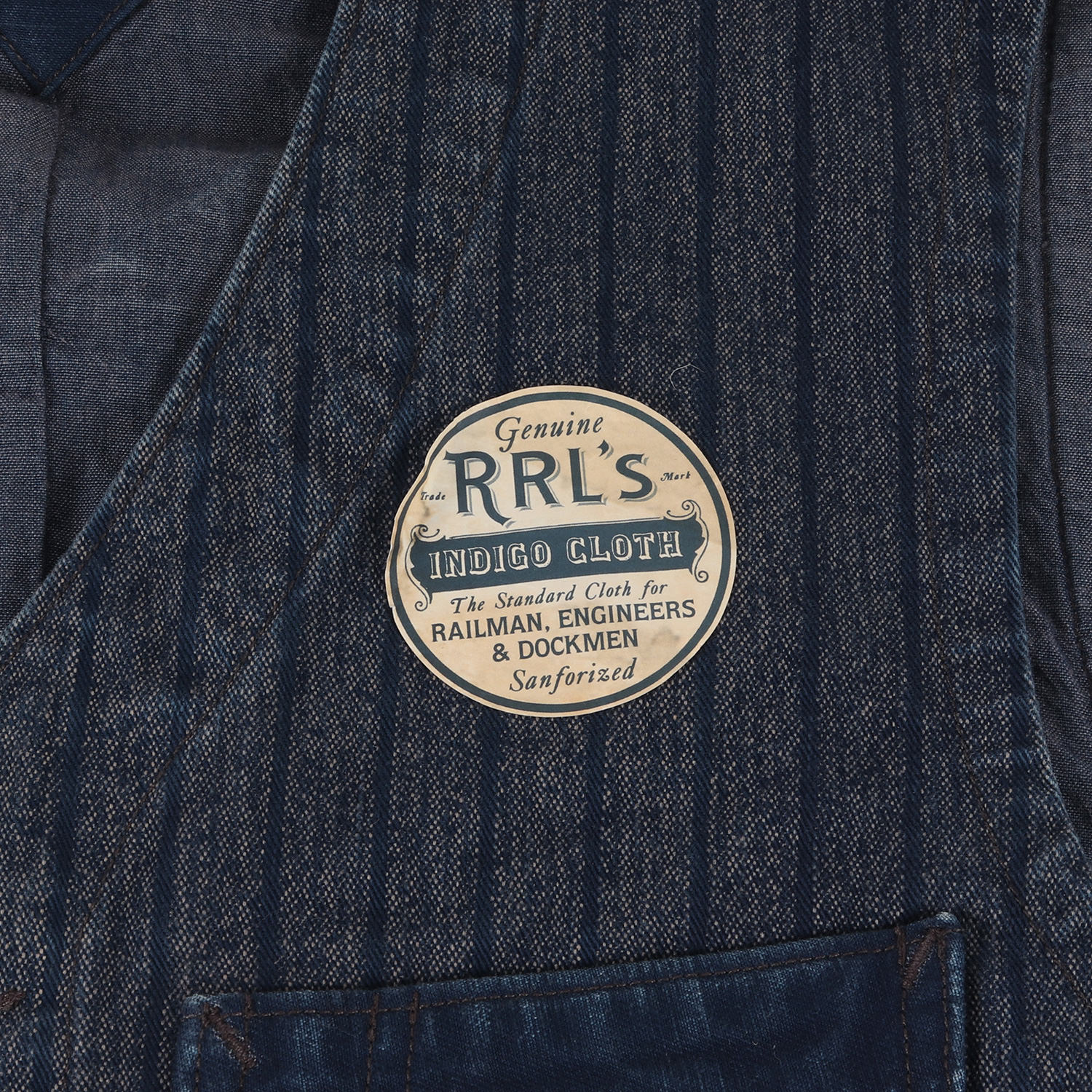 楽天市場】RRL ダブルアールエル ベスト サイズ:M インディゴ 杢