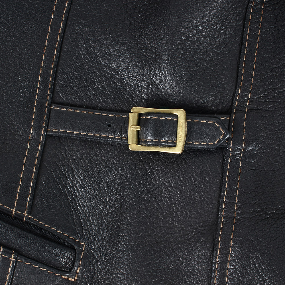 極美品 フラットヘッド ディアスキン ベスト サイズ40 M〜L The Flat