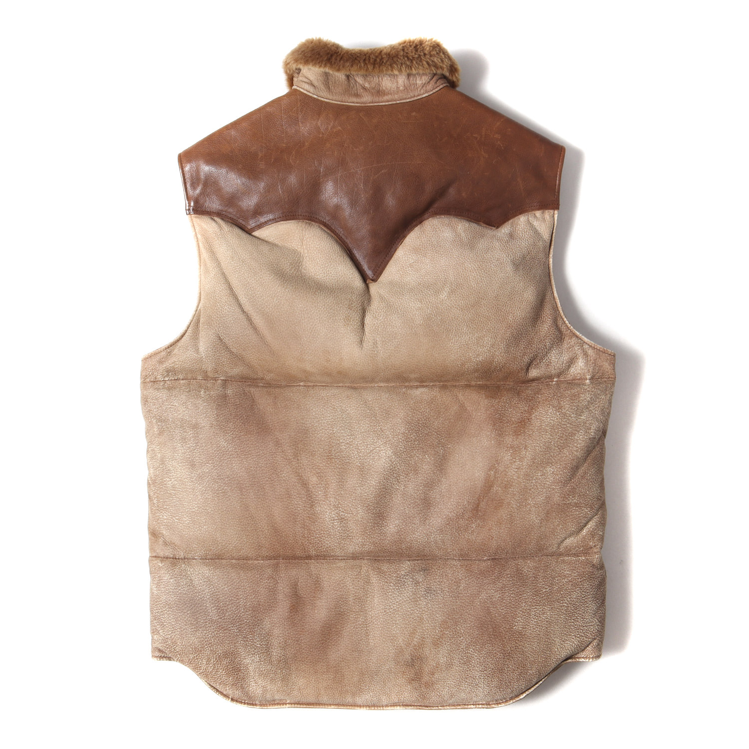 楽天市場】RRL ダブルアールエル ダウン ベスト サイズ:S 襟ムートン