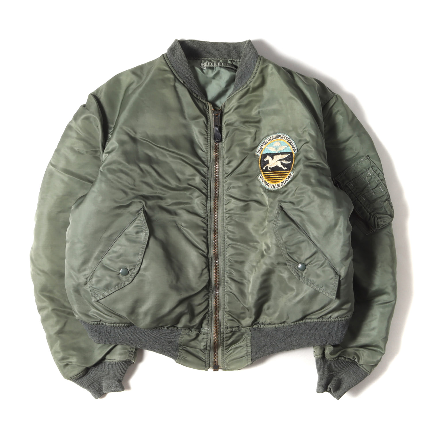 米軍実物 MA-1 1969年 ALPHA DSA IDEAL L 米軍実物 MA-1 1969年 ALPHA