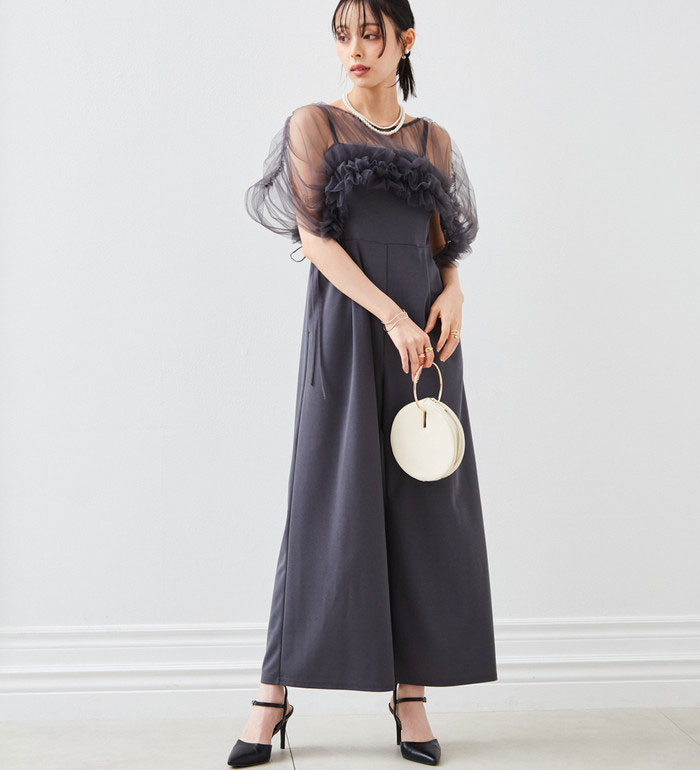 楽天市場】ワンピース マルチWAYフリルチュールボレロセットパンツ