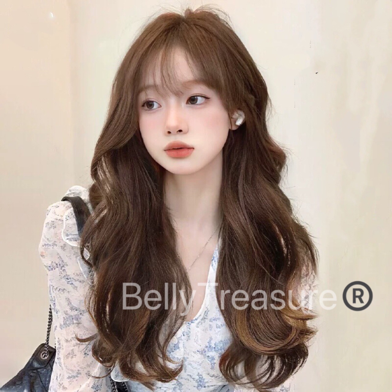 楽天市場】韓国風 ウィッグ 小顔効果 自然 ロング ストレート 巻き髪