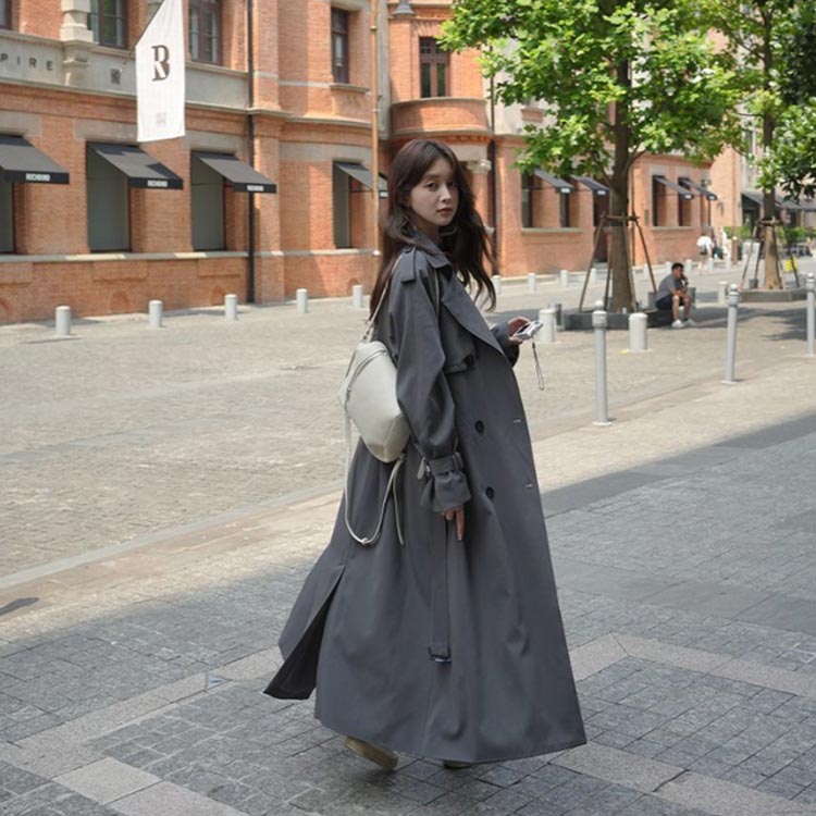 楽天市場】マキシ丈 コート レディース トレンチコート 超ロング丈