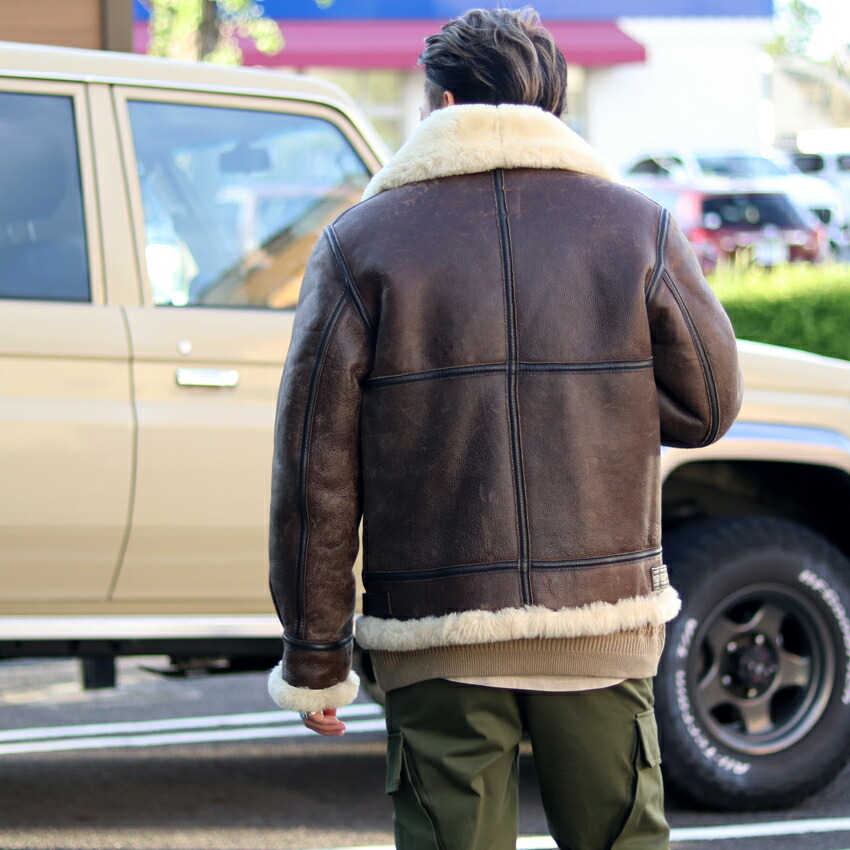 楽天市場】AVIREX アビレックス B-3フライトジャケット 2105 ブラウン