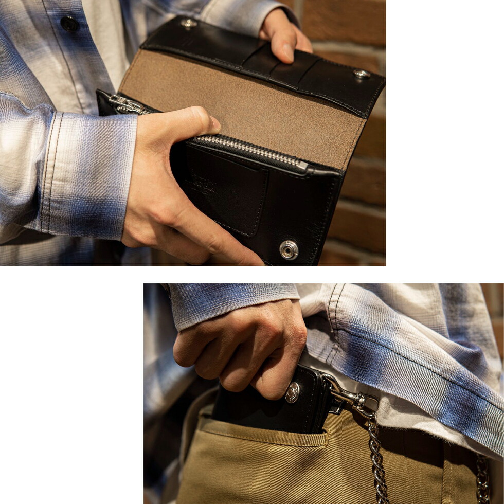 楽天市場】Schott ショット 本革レザーチェーンウォレット 7825970022