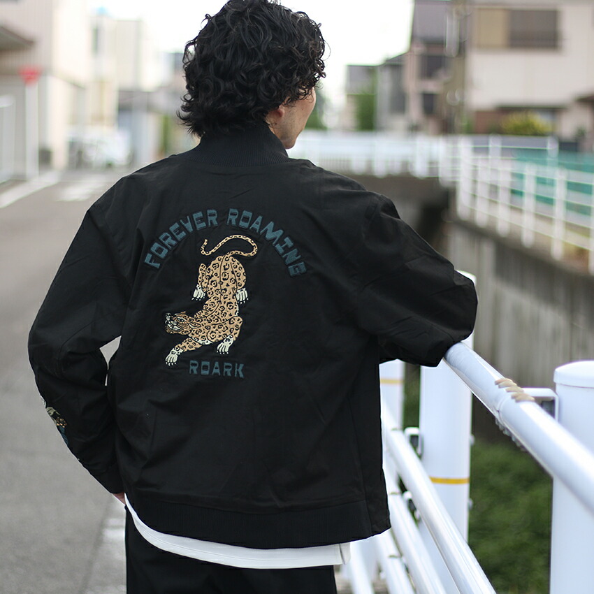 楽天市場】ROARK ロアーク バック刺繍ボンバージャケット RJJ1153