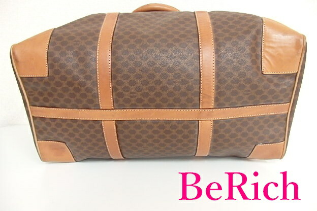 楽天市場】セリーヌ ボストンバッグ マカダム JM13 ブラウン 茶 PVC