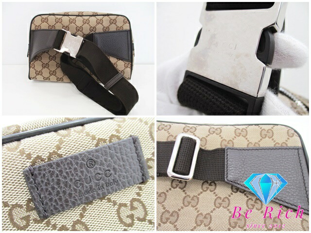 楽天市場】グッチ GUCCI ウエストバッグ 449174 GG ロゴ ベージュ