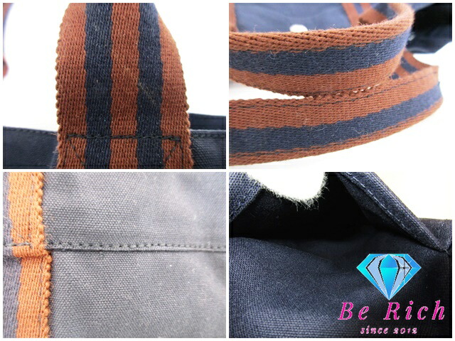 楽天市場】エルメス HERMES フールトゥ MM ネイビー ブラウン ロゴ