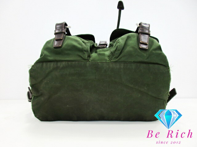 楽天市場】プラダ PRADA バックパック リュックサック B2911 カーキ