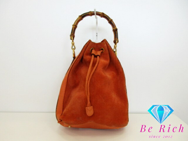 楽天市場】グッチ GUCCI バンブー 2way 巾着 ショルダー バッグ