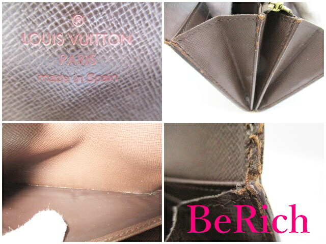 楽天市場】ルイ ヴィトン LOUIS VUITTON 長財布 ダミエ ポルト