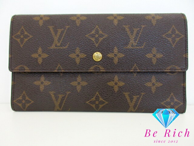 楽天市場】ルイ ヴィトン LOUIS VUITTON 三つ折り 長財布 M61215