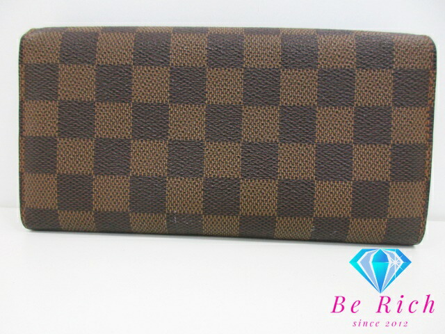 楽天市場】ルイ ヴィトン LOUIS VUITTON 二つ折り財布 長財布 ダミエ