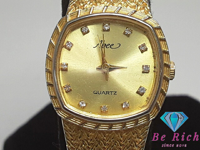 楽天市場】Abee レディース 腕時計 ゴールド SS GP ブレス アナログ